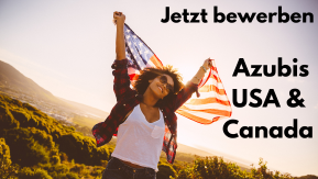 Ein Mädchen hält die USA-Flagge in die Höhe.